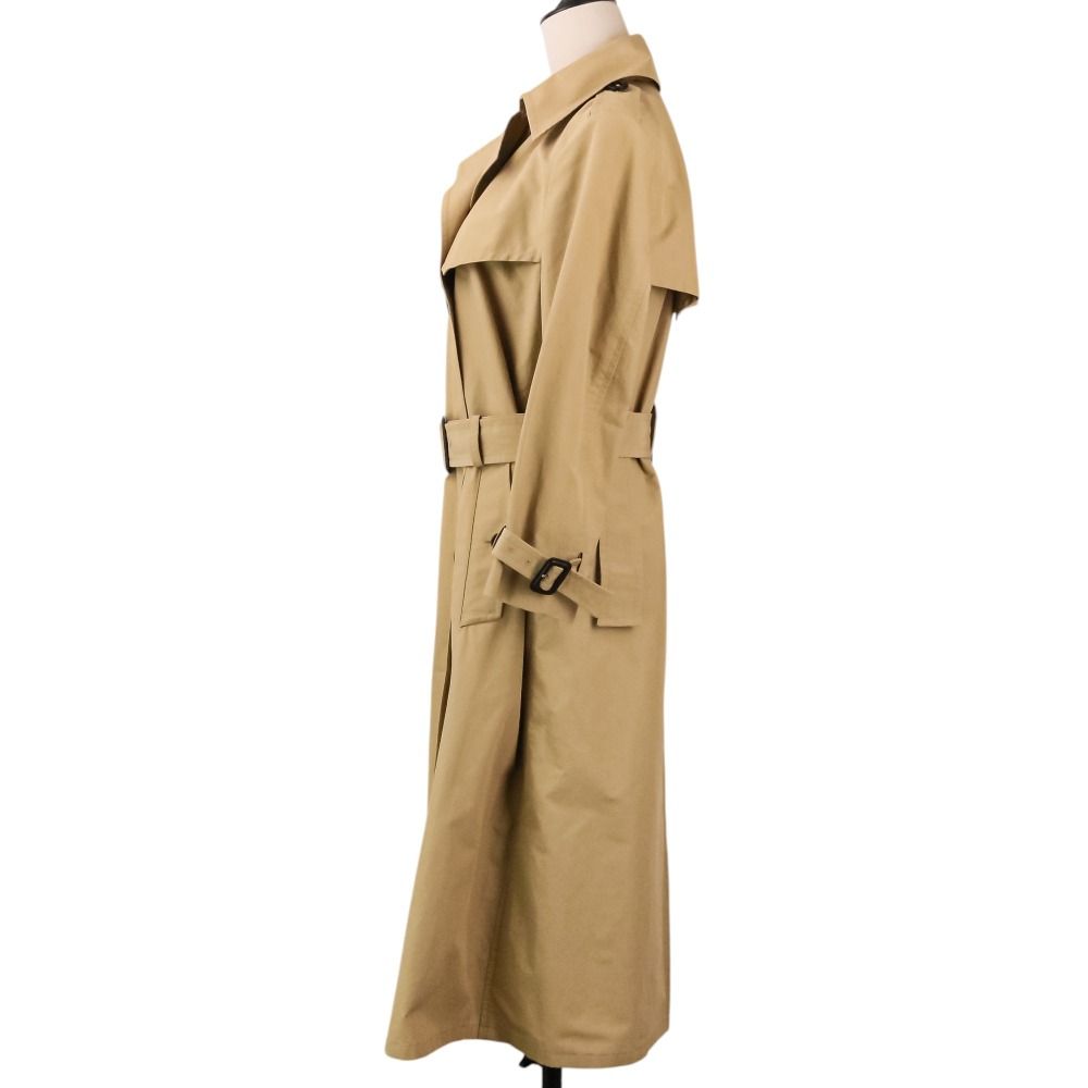 Prada Double Breasted Trench Coat 40 Beige — view 4