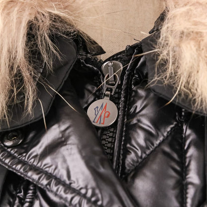 Moncler Safran Down Jacket Coat 1 Black — view 7