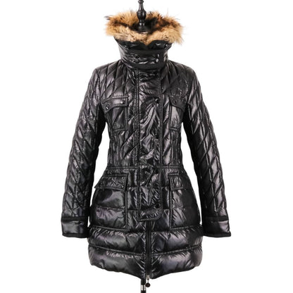 Moncler Safran Down Jacket Coat 1 Black — view 2