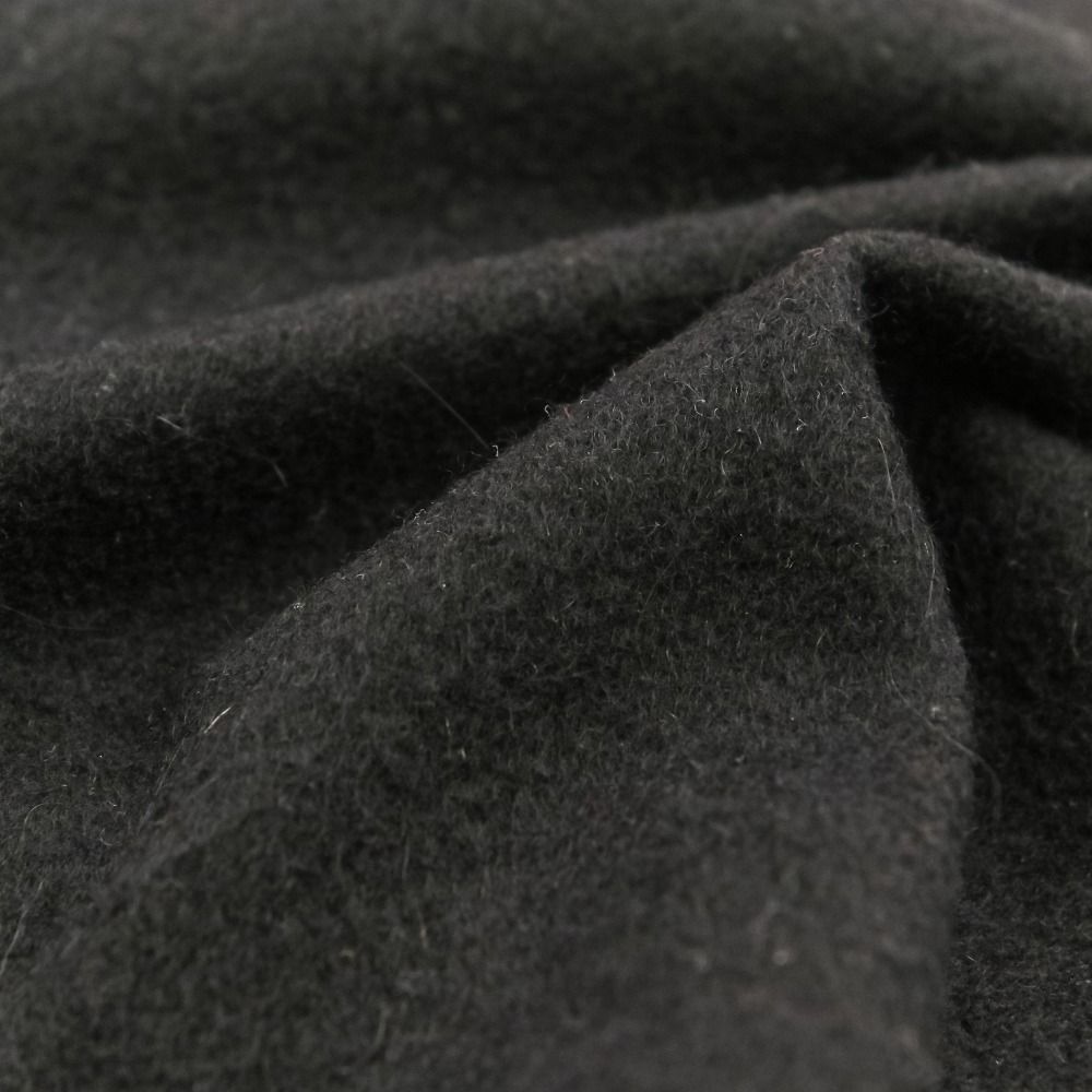 Hermes Fringe Cashmere Shawl Scarf Black — view 4