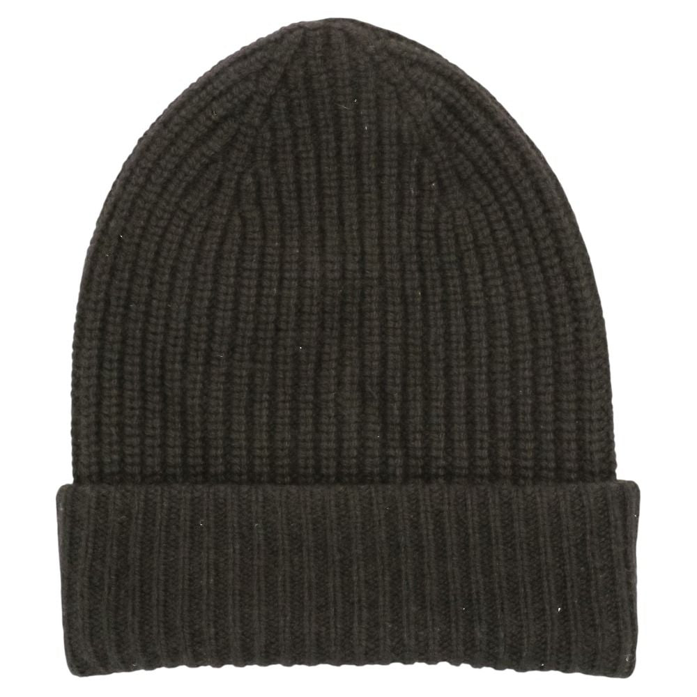 Celine Seamless Cashmere Triomphe Knit Cap Hat TU 53 cm Black — view 3