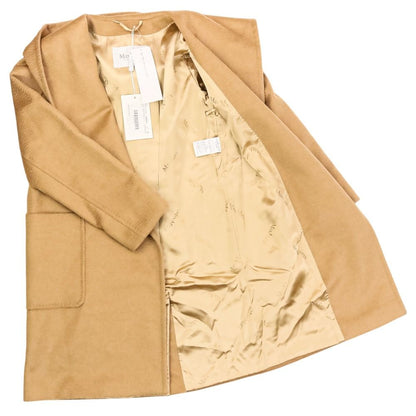 Max Mara Rialto Camel Icon Coat Hooded 40 Brown — view 6