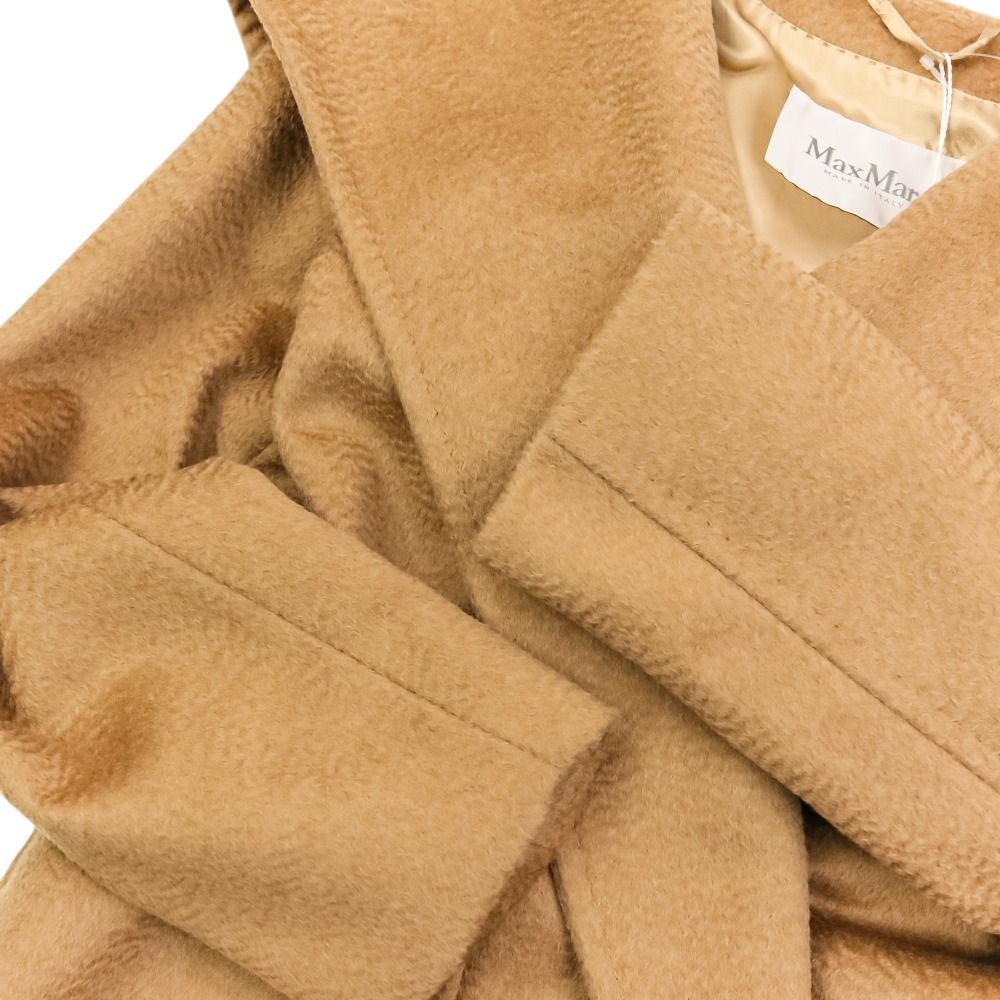 Max Mara Rialto Camel Icon Coat Hooded 40 Brown — view 7
