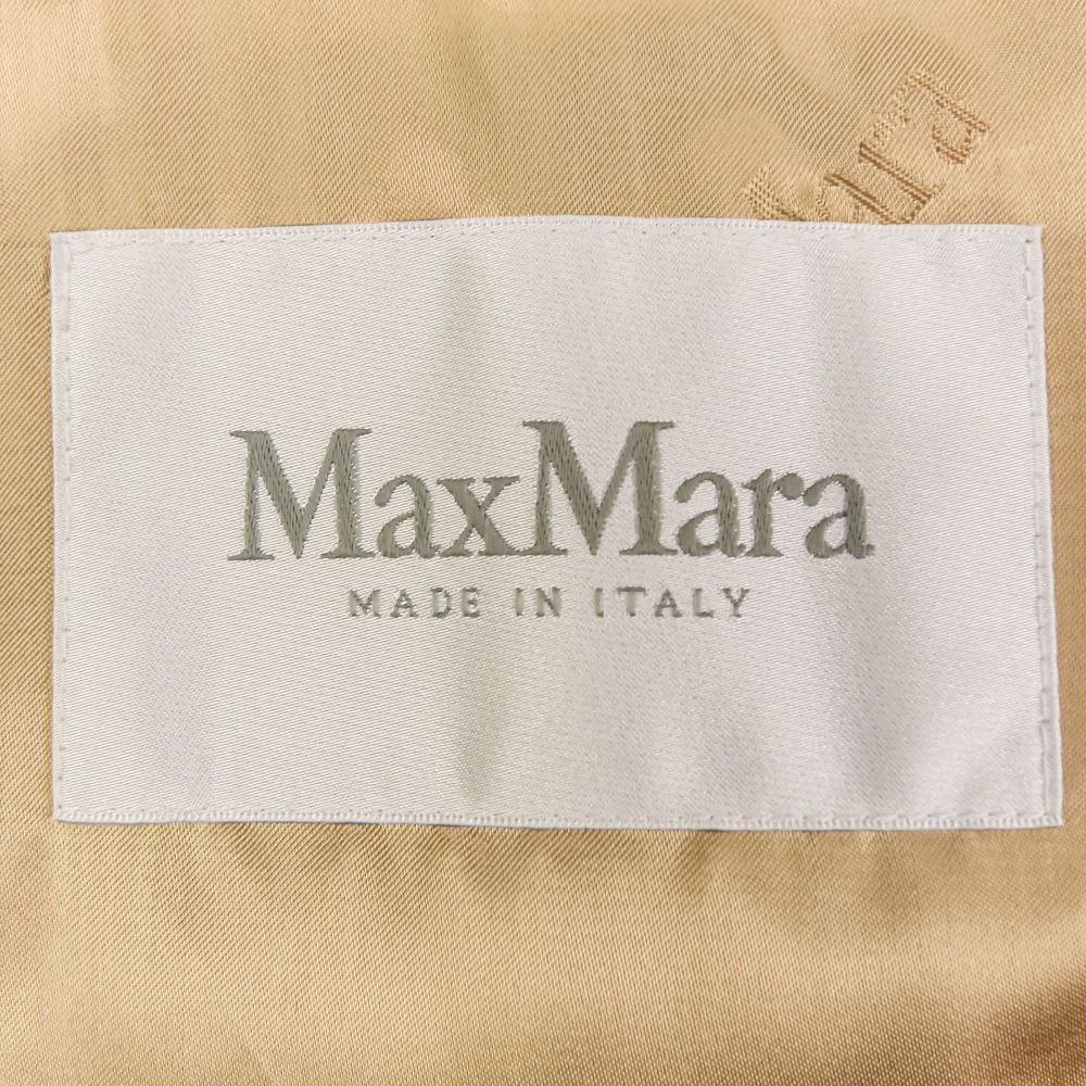 Max Mara Rialto Camel Icon Coat Hooded 40 Brown — view 9