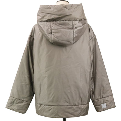 Max Mara the Cube Daria Padded Camel Blend Hooded Jacket 36 Gray — view 5