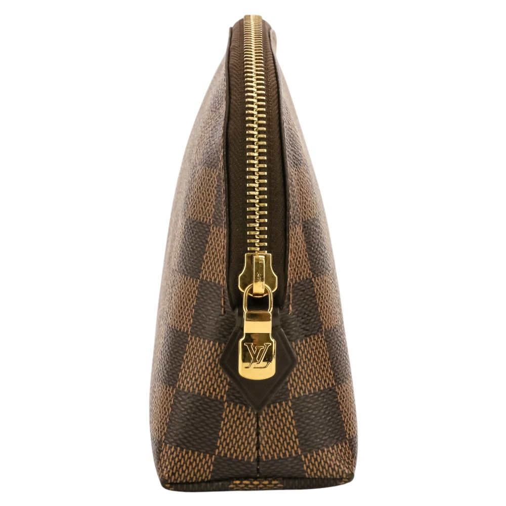 Louis Vuitton Pochette Cosmetic GM Damier Ebene Pouch Brown — view 2