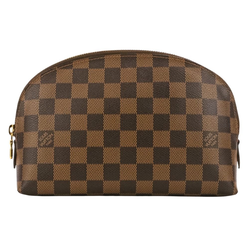 Louis Vuitton Pochette Cosmetic GM Damier Ebene Pouch Brown