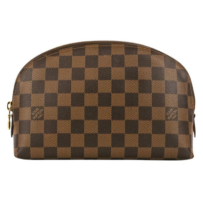 Louis Vuitton Pochette Cosmetic GM Damier Ebene Pouch Brown