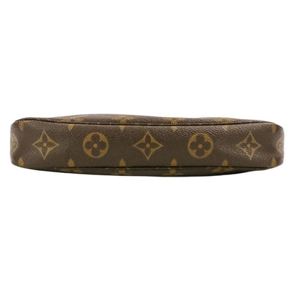 Louis Vuitton Monogram Pochette 2-Way Pouch with Shoulder Strap Brown — view 6