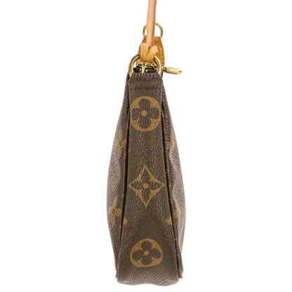 Louis Vuitton Monogram Pochette 2-Way Pouch with Shoulder Strap Brown — view 5