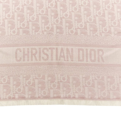 Dior Oblique Large Shawl Pink Scarf — view 3