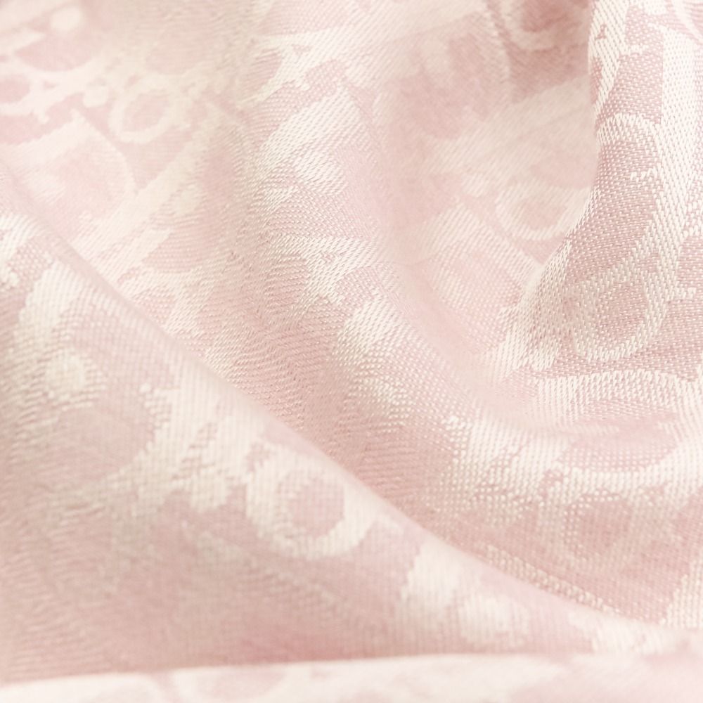 Dior Oblique Large Shawl Pink Scarf — view 5
