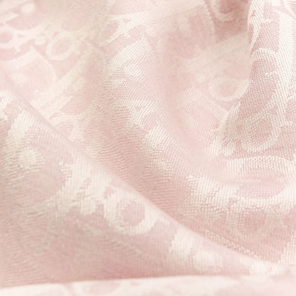 Dior Oblique Large Shawl Pink Scarf — view 5