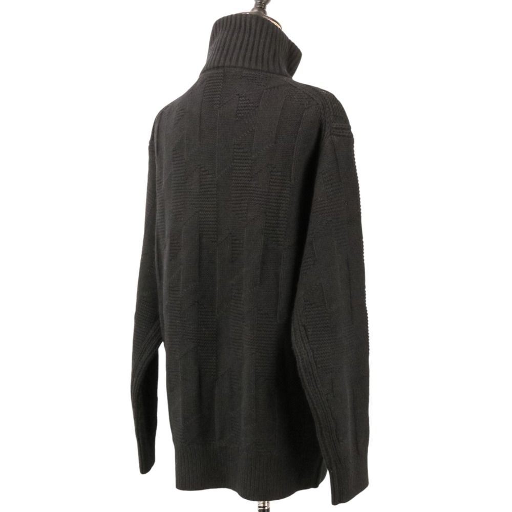 Hermes Knit Jacket Cardigan 36 Black — view 5
