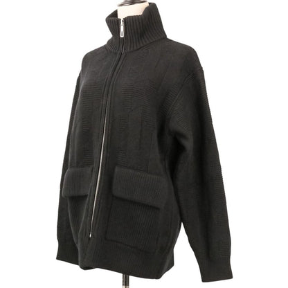 Hermes Knit Jacket Cardigan 36 Black — view 2