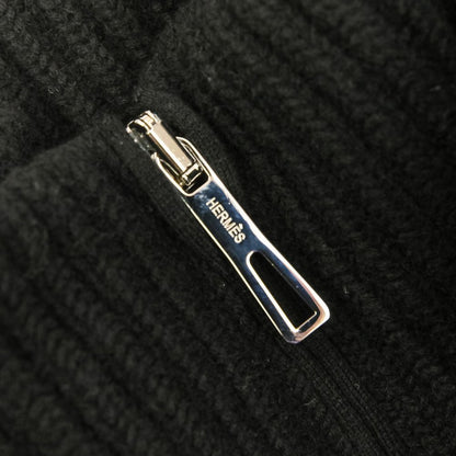 Hermes Knit Jacket Cardigan 36 Black — view 7