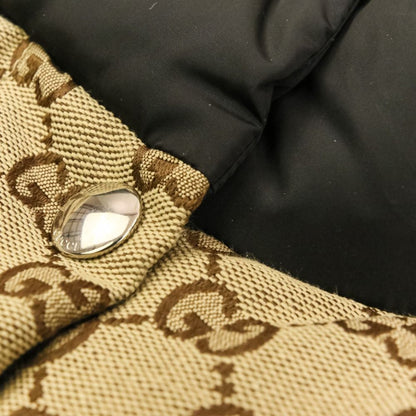 Gucci GG Canvas Down Jacket Vest 38 Beige Black — view 9