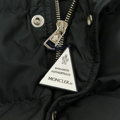 Moncler Ventoux Leather Sleeve Down Jacket Bomber 1 Black White — view 9