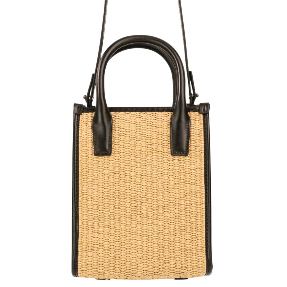 Versace Stud la Medusa 2-Way Tote Shoulder Bag Natural Black — view 3