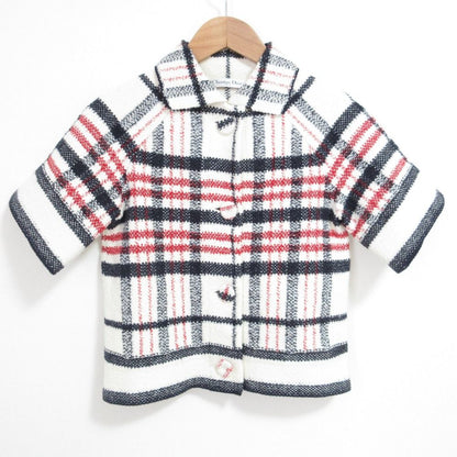 Dior Technical Cotton & Wool Jacket 38 White Black Red