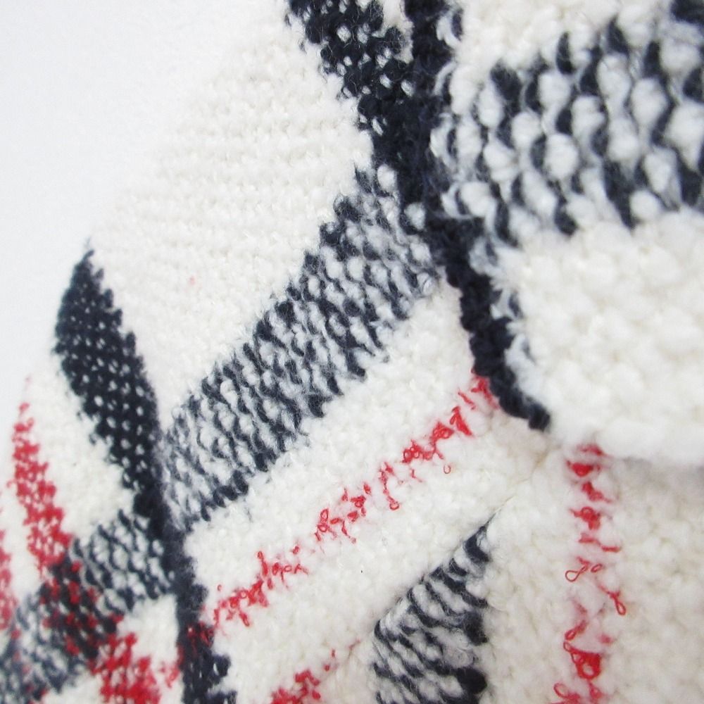 Dior Technical Cotton & Wool Jacket 38 White Black Red — view 3