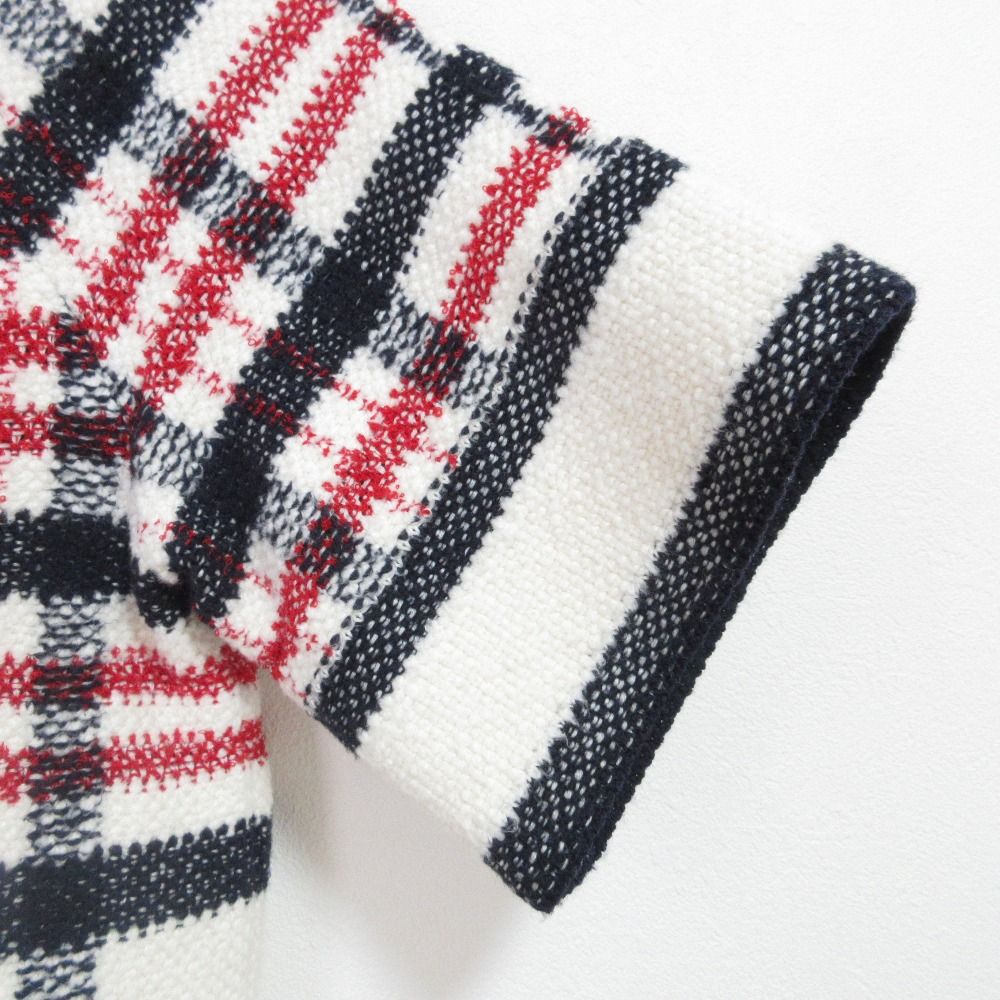 Dior Technical Cotton & Wool Jacket 38 White Black Red — view 4
