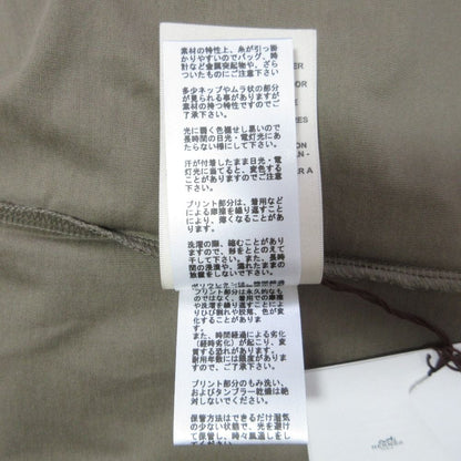 Hermes Print Short Sleeve Top Above Knee Length Dress 38 Khaki — view 6