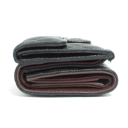 Chanel Caviar Leather Quilted Classic Small Flap Wallet Black — view 3