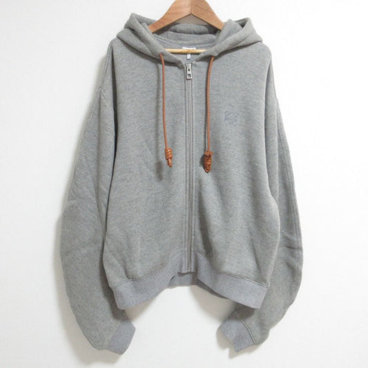 Loewe Flamenco Fleece Sweatshirt Zip Hoodie S Gray