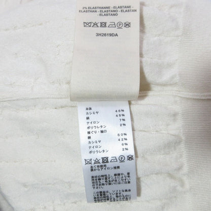 Hermes Re Boucles Cashmere Silk Knit Top 40 Ivory Sweater — view 8