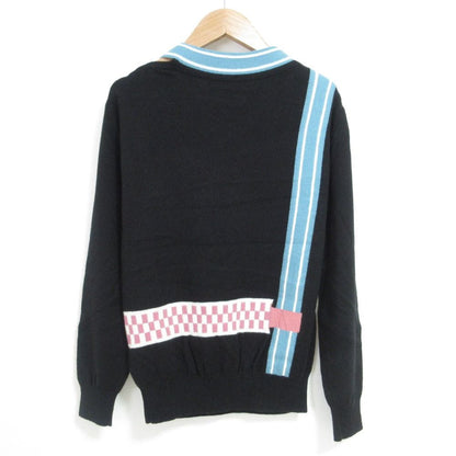 Hermes Ribbon Neck Cashmere Knit Sweater 38 Black — view 2