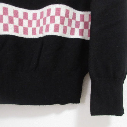 Hermes Ribbon Neck Cashmere Knit Sweater 38 Black — view 6