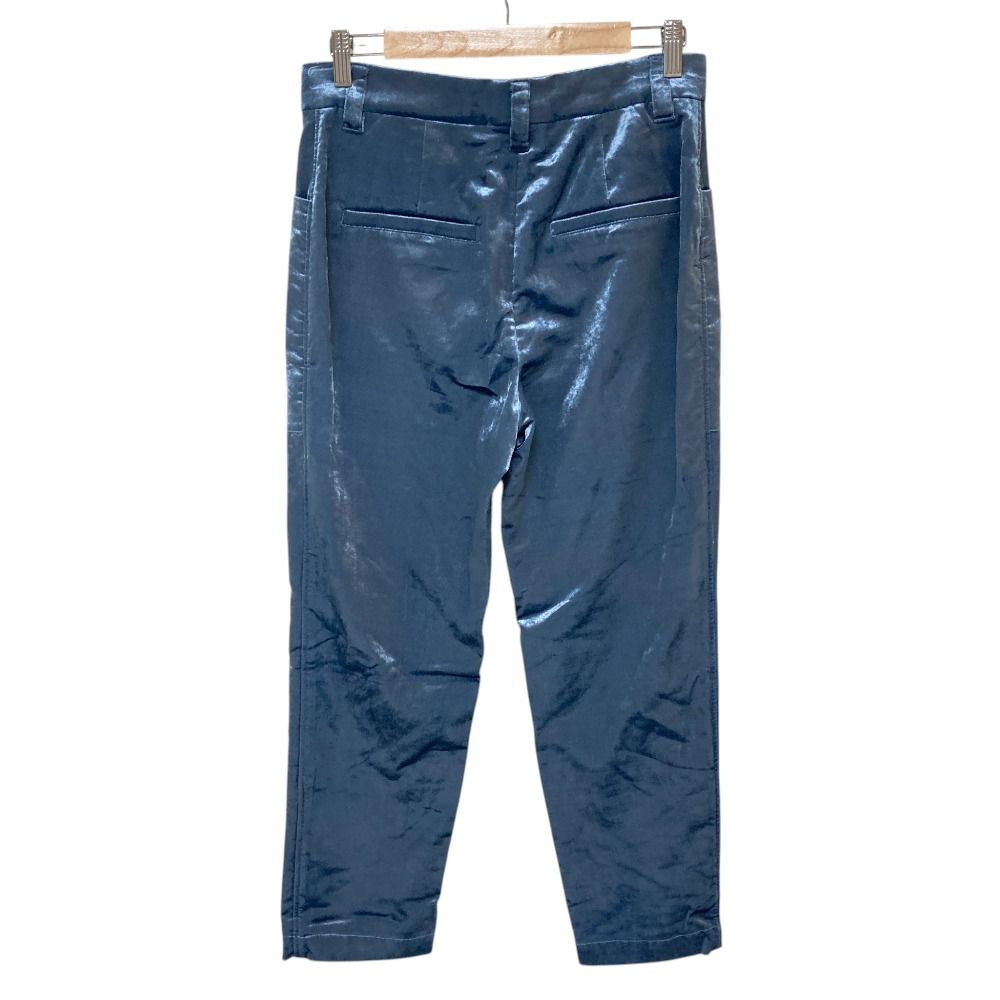 Brunello Cucinelli Velvet Pants 38 Blue — view 2