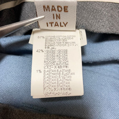 Brunello Cucinelli Velvet Pants 38 Blue — view 8