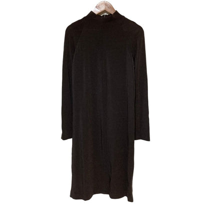 Gucci Era Long Sleeve Knit Dress 40 Brown