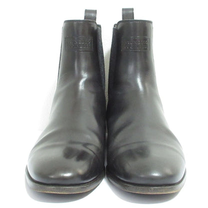 Brunello Cucinelli Lame Heels Wool Side Gore Boots 37 Black — view 3