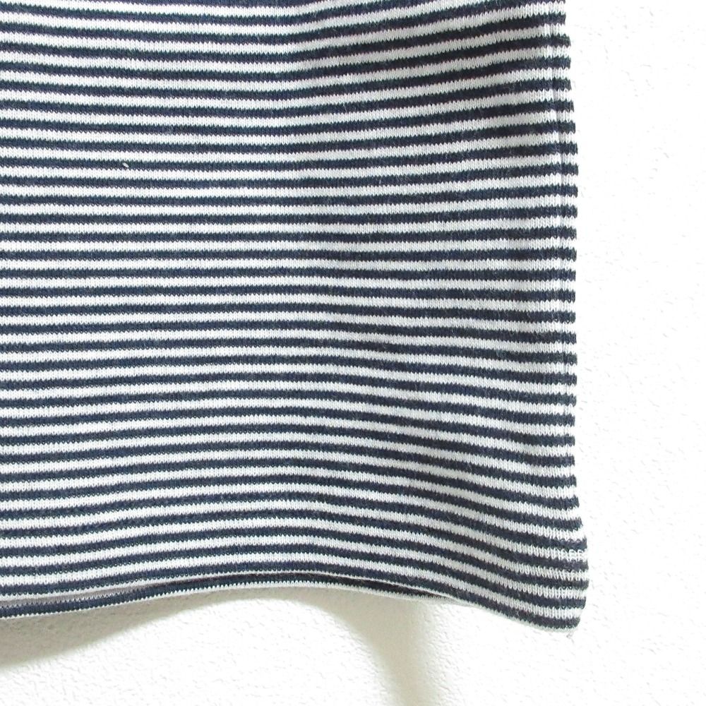 Celine Triomphe Striped Jersey Tank Top M Navy — view 5