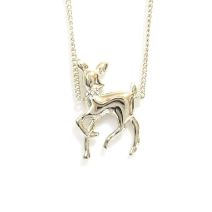 Chanel Pearl CC Logo Bambi Necklace Gold — view 9