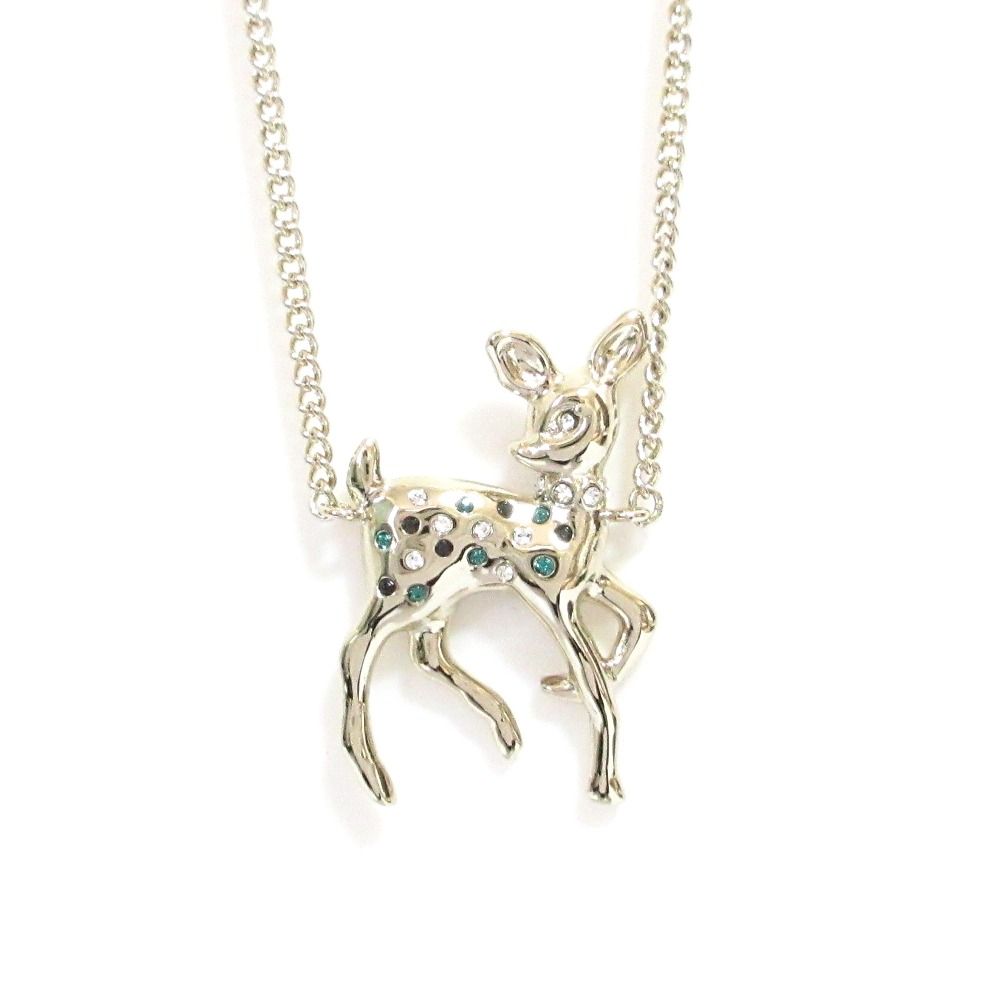 Chanel Pearl CC Logo Bambi Necklace Gold — view 8