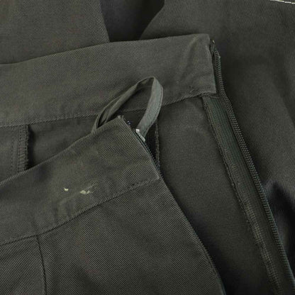 Prada Tuck Skirt Long Cotton 40 Gray MY — view 5