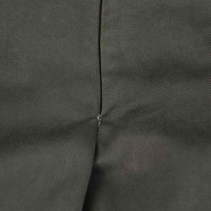 Prada Tuck Skirt Long Cotton 40 Gray MY — view 7