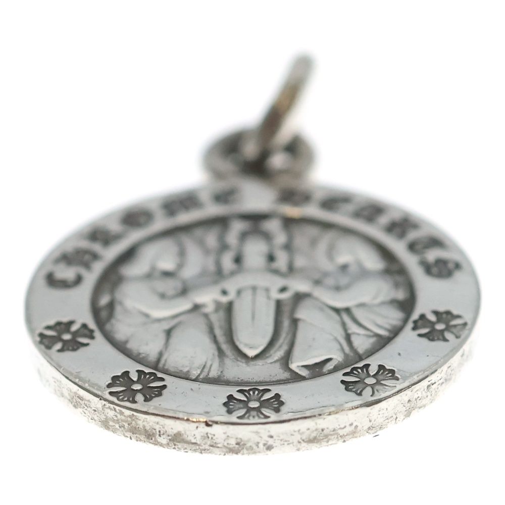 Chrome Hearts Chrm Angl Mdl V2 Angel Medal Charm Pendant Top Silver — view 5