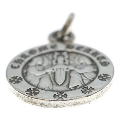 Chrome Hearts Chrm Angl Mdl V2 Angel Medal Charm Pendant Top Silver — view 5