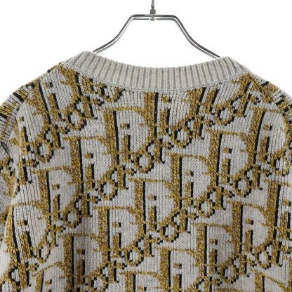 Dior Oblique Wool Knit Sweater Gray — view 4