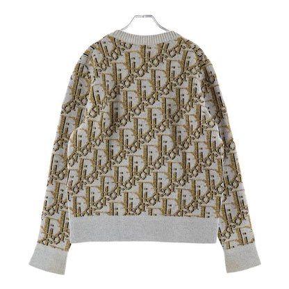 Dior Oblique Wool Knit Sweater Gray — view 2