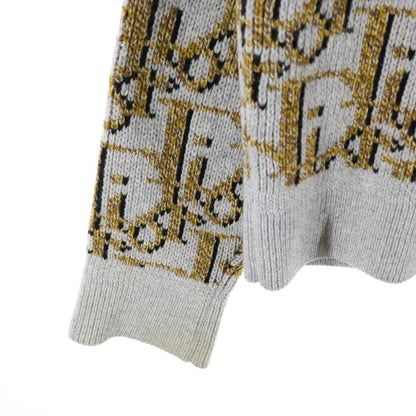 Dior Oblique Wool Knit Sweater Gray — view 5