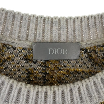 Dior Oblique Wool Knit Sweater Gray — view 7