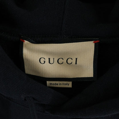 Gucci Mirror Logo Sweatshirt Pullover Hoodie Black — view 6
