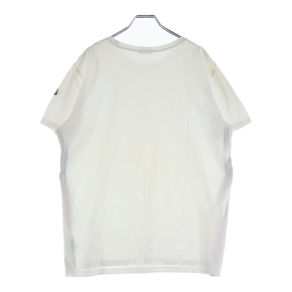 Moncler Maglia T-Shirt Logo Patch Short Sleeve White — view 2