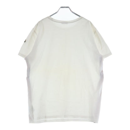 Moncler Maglia T-Shirt Logo Patch Short Sleeve White — view 2